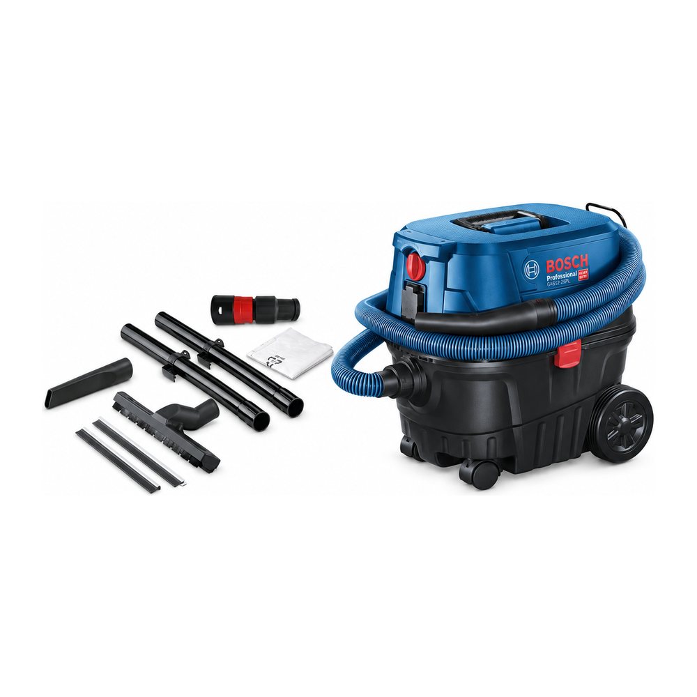 Пилосос будівельний Bosch Professional GAS 12-25 PL 060197C100 (1.25 кВт, 25 л) універсальний з вузькою насадкою (22797), фото 1