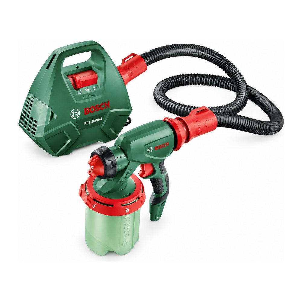 Фарборозпилювач електричний Bosch PFS 3000-2 (650 Вт) мережевий фарбопульт з нижнім баком (26023), фото 1