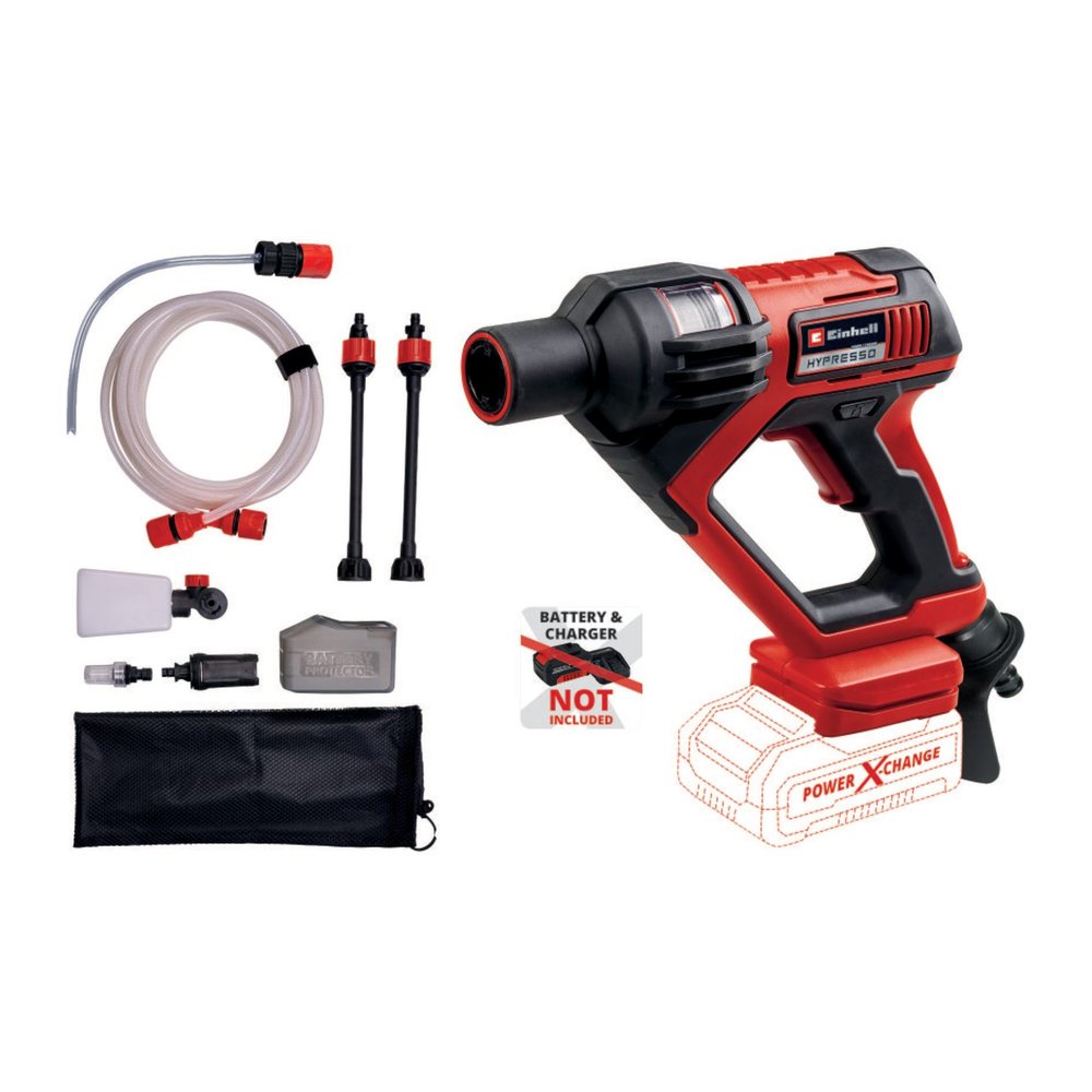 Мийка акумуляторна Einhell HYPRESSO 18/24-1 Li - Solo, PXC, 18В, до 24 бар, 240 л/хв, самовсмоктування, 2.1 кг (без АКБ і ЗП), фото 1