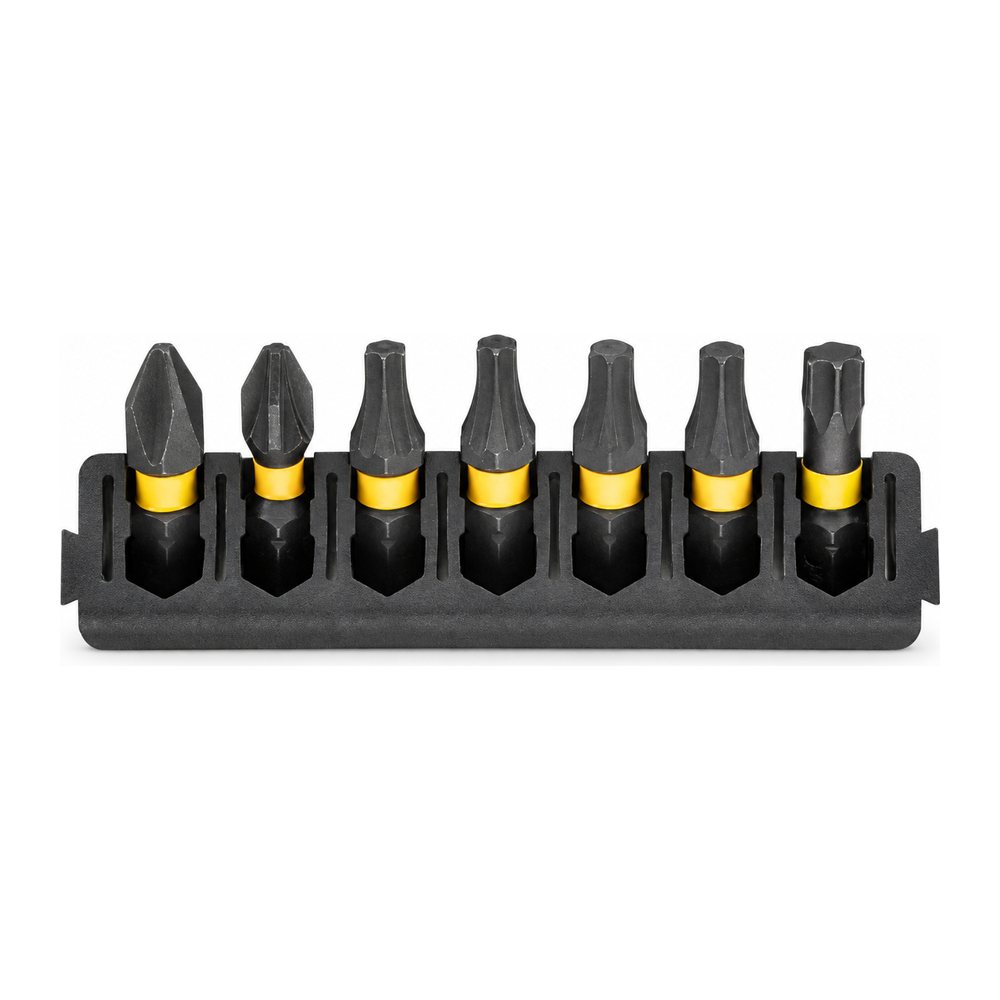 Набір біт DeWalt FlexTorq 25 мм Рh2 Pz2 Т20 Т25 Т30 7 шт (DT70810), фото 1