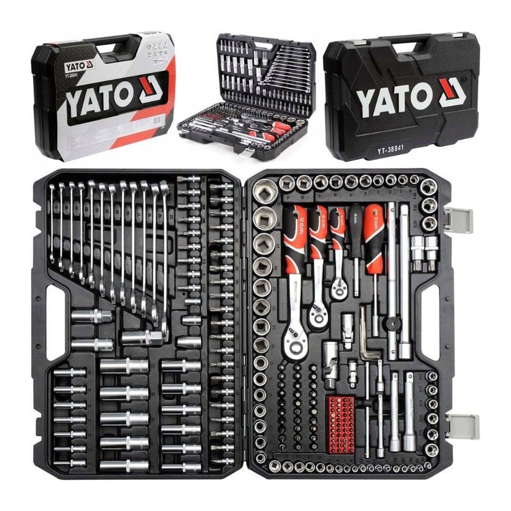 Універсальний Набір Інструментів 1/4", 3/8", 1/2" 216 шт YATO (YT-38841), фото 1