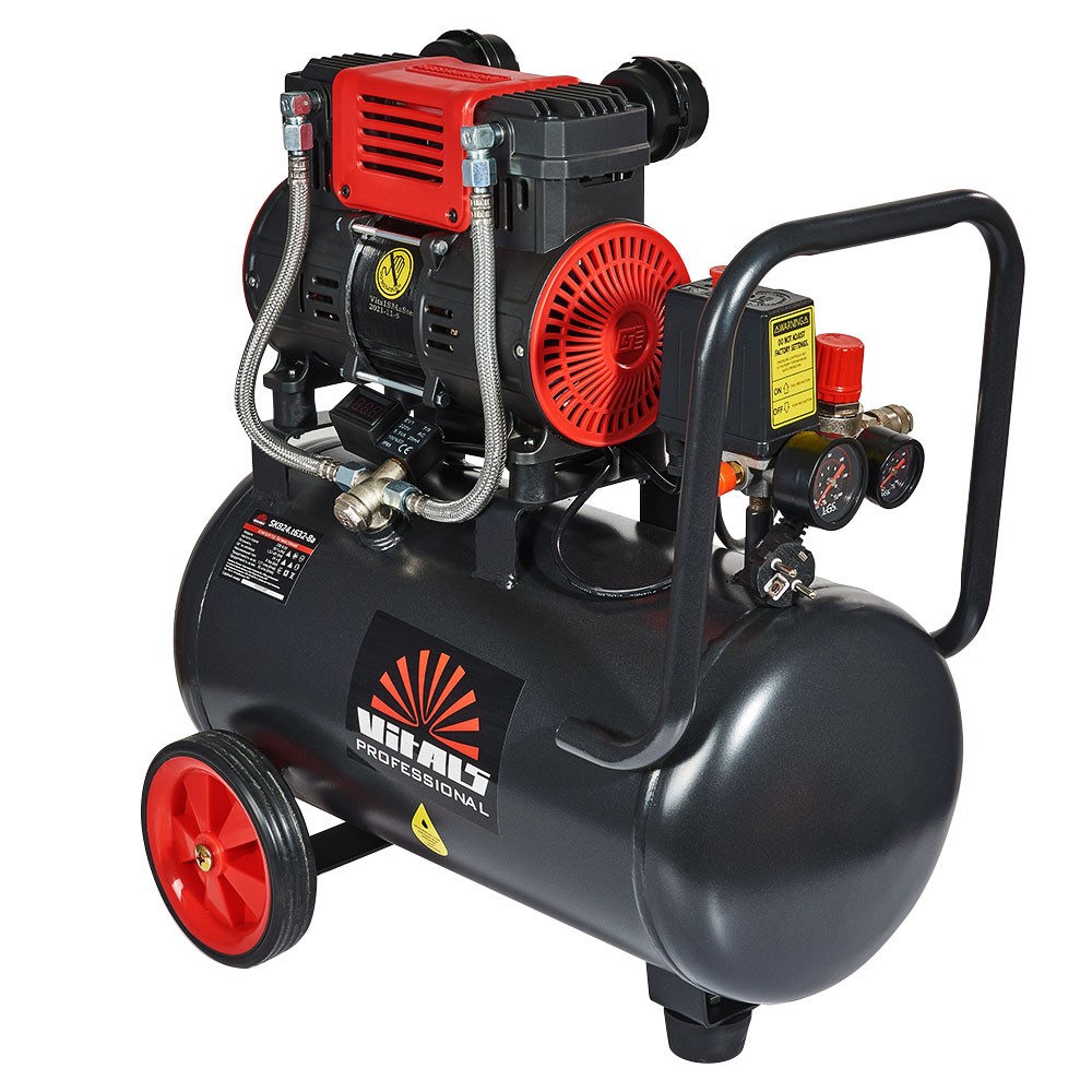 Безмасляний компресор Vitals Professional SKB24.t632-8a, 24 л, фото 1