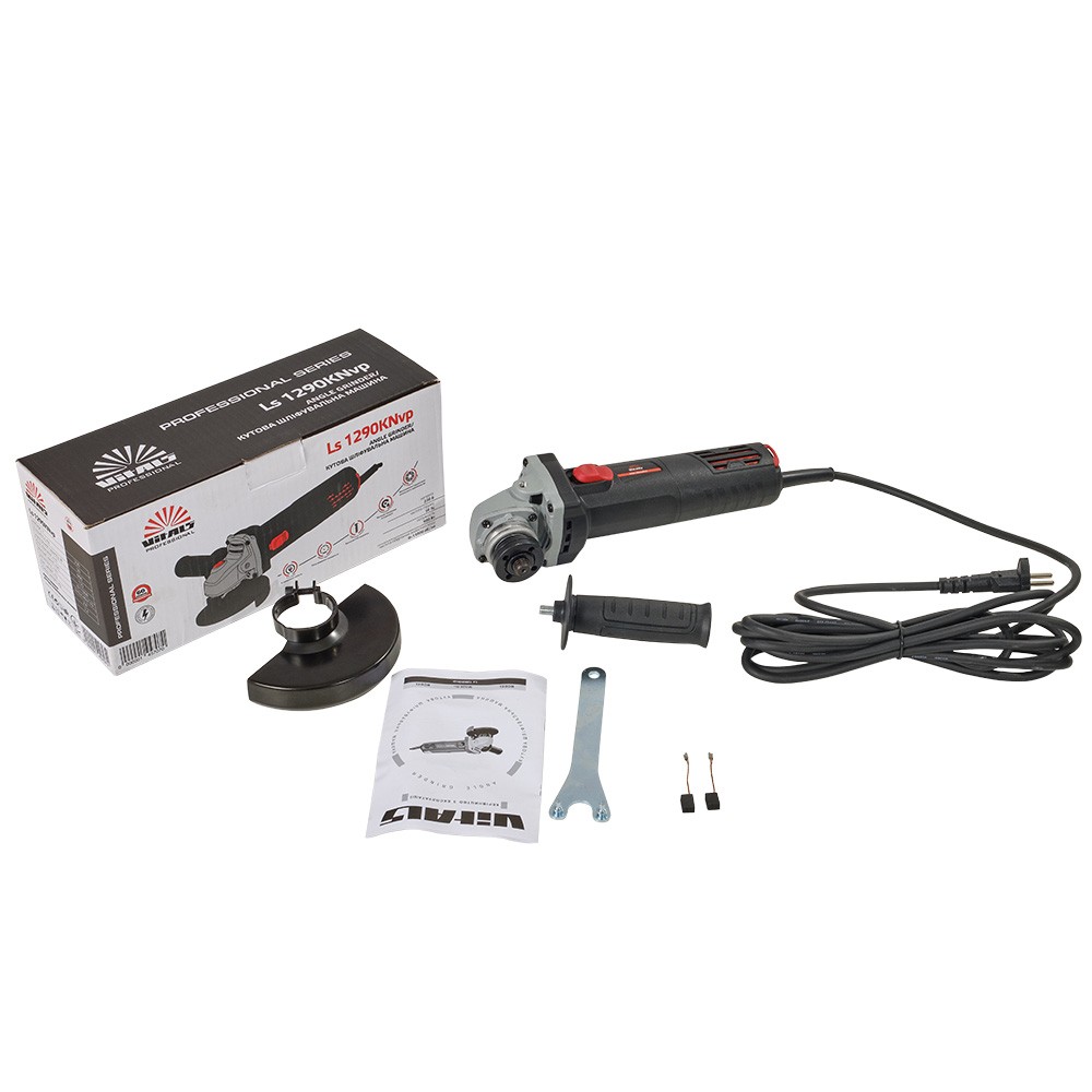 Кутова шліфмашина Vitals Professional Ls 1290KNvp, 125 мм, 900 Вт, фото 1