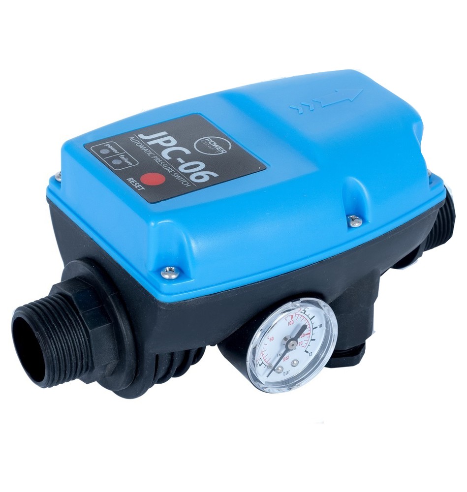 Контролер тиску Powercraft JPC-06, з манометром, 10 А, фото 1