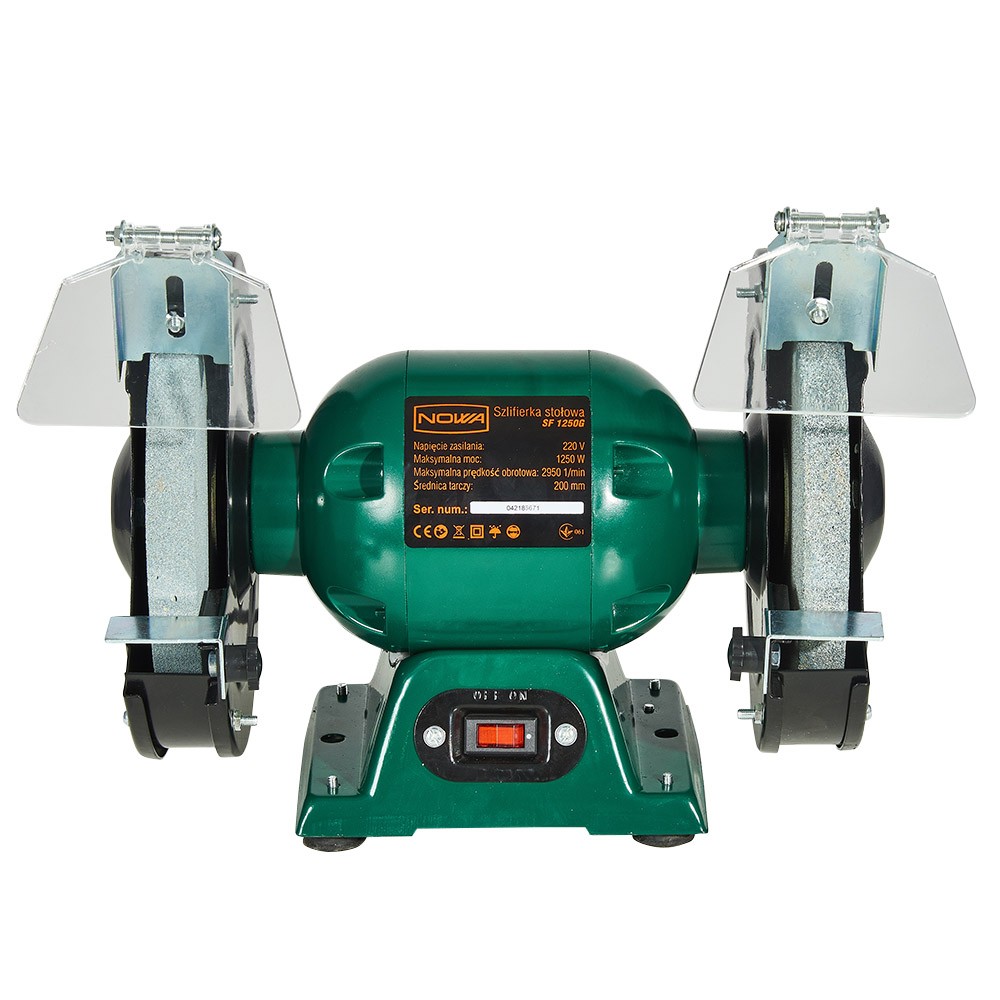 Точильний верстат NOWA SF 1250G, 1250 Вт, круги 200 мм, фото 1