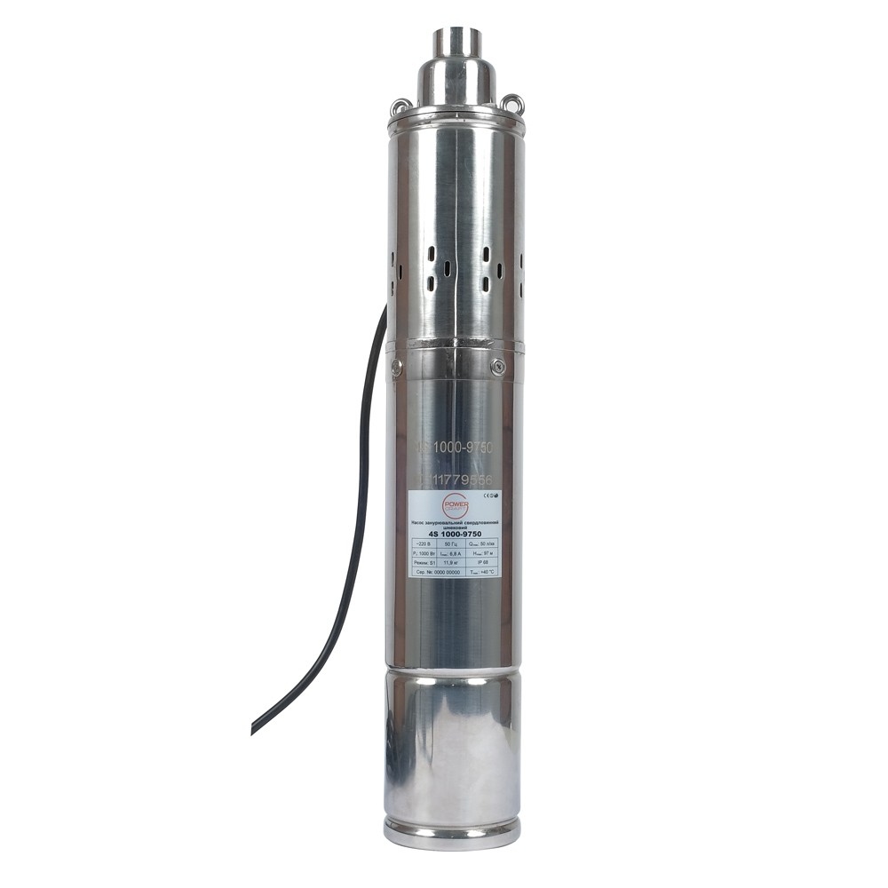 Шнековий насос Powercraft 4S 1000-9750, 1000 Вт, кабель 10 м, фото 1
