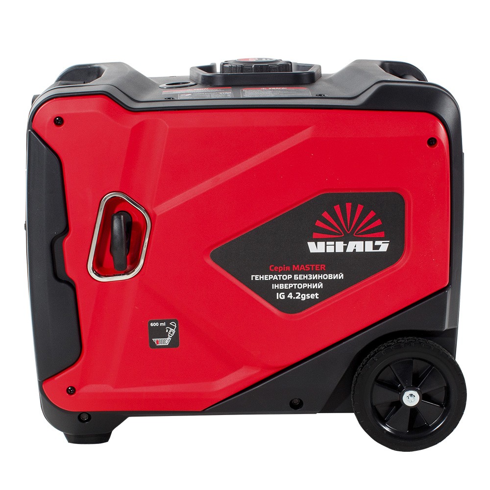 Газобензиновий інверторний генератор Vitals Master IG 4.2gset, фото 1