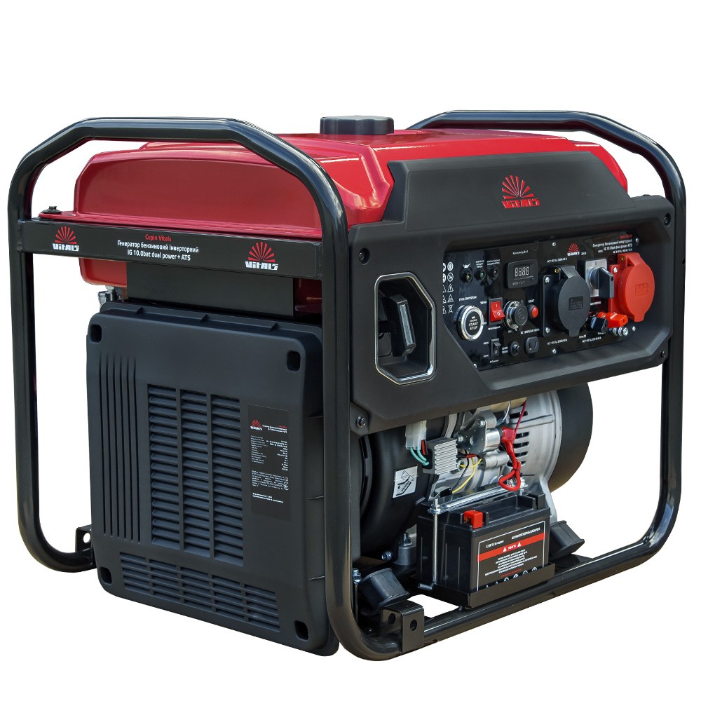 Інверторний генератор Vitals IG 10.0bat dual power + ATS, 10 кВт, фото 1