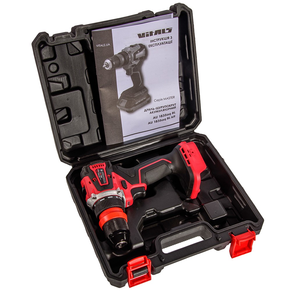 Безщітковий шурупокрут Vitals Master AU 1835aq BL M18, без АКБ, фото 1