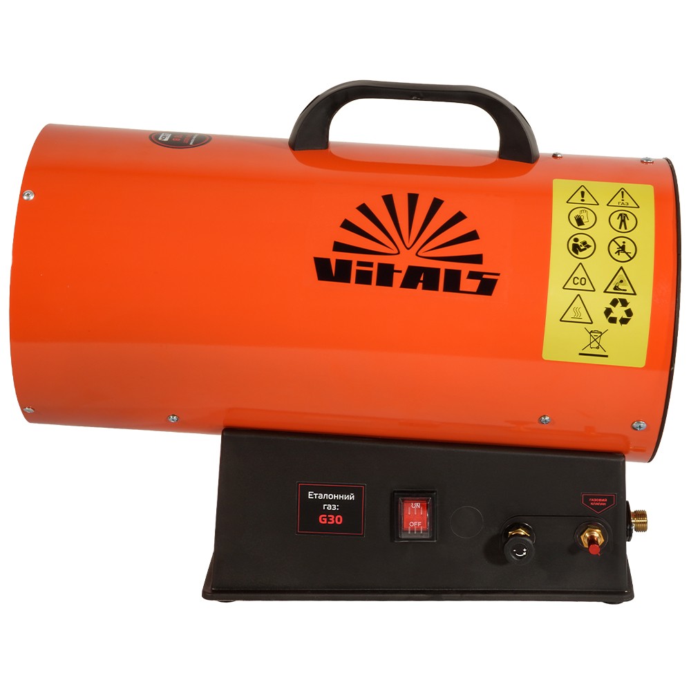 Газовий обігрівач Vitals GHB-303T M18, 18–30 кВт, без АКБ, фото 1