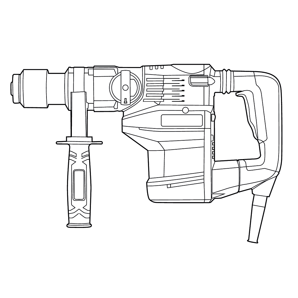 Безщітковий перфоратор Vitals Master Ra 3611A BL, 1100 Вт, фото 1