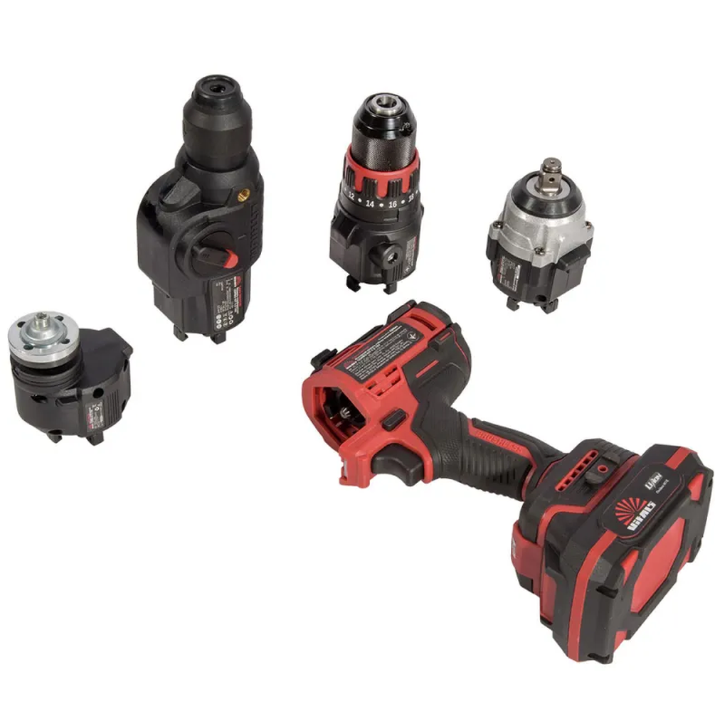 Набір Vitals Master COMBO KIT 4.2 M18, 4 насадки, 2×2 А·год, фото 1