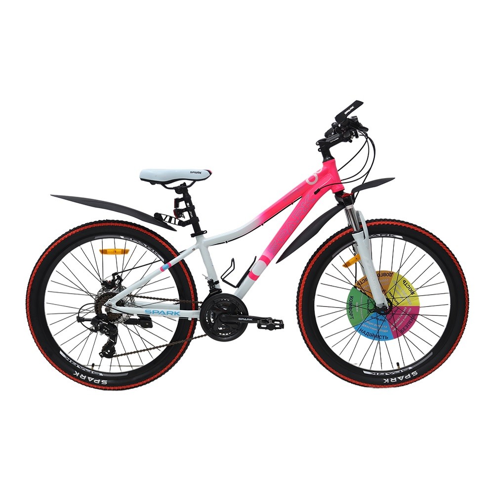 Велосипед SPARK MONTERO 26″, алюминиевая рама 13″, розовый, фото 1
