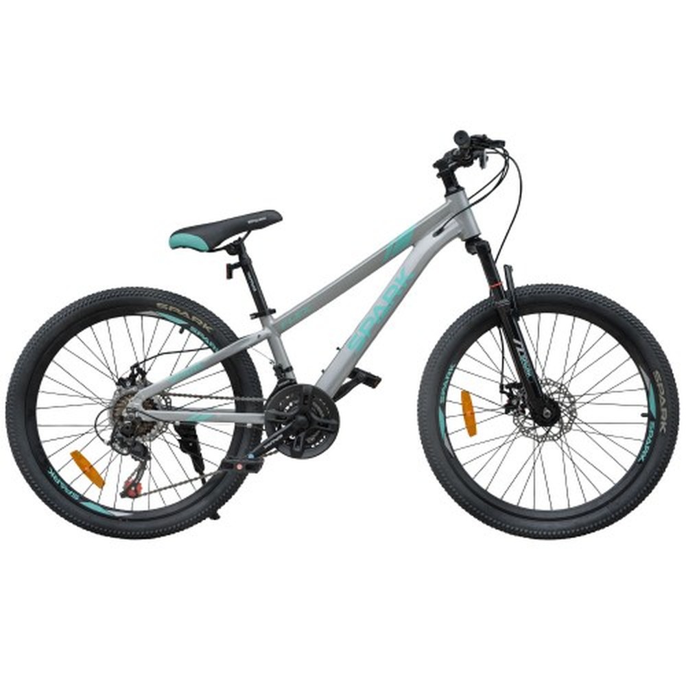 Велосипед SPARK FLEX 24″, алюминиевая рама 11″, серый, фото 1