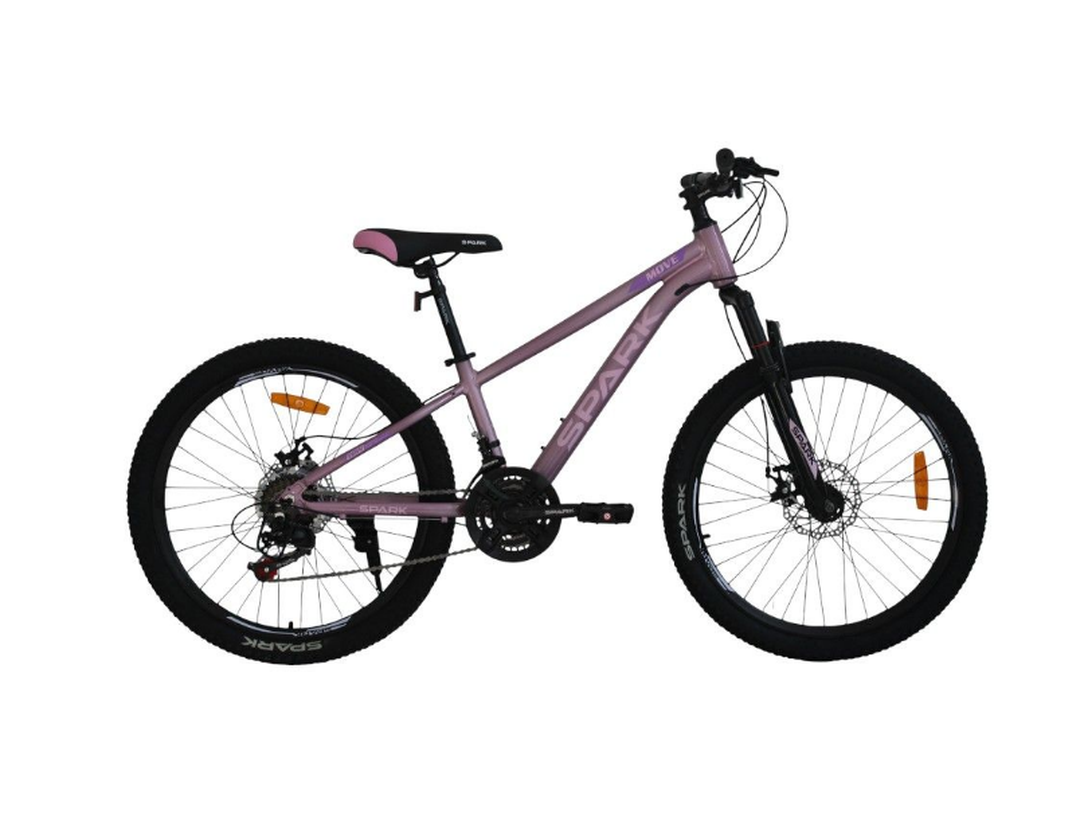 Велосипед SPARK MOVE 24″, алюминиевая рама 12″, светло-розовый, фото 1