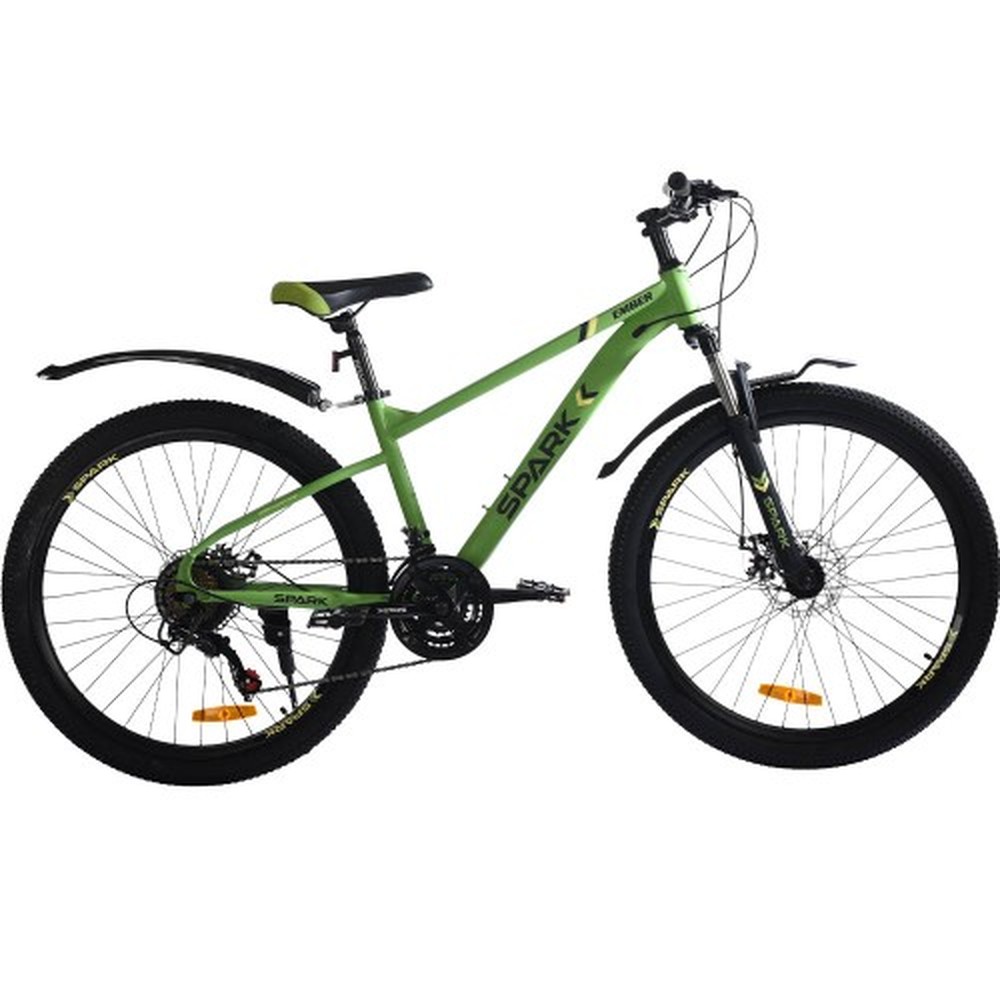 Велосипед SPARK EMBER 26″, стальная рама 15″, салатовый матовый, фото 1