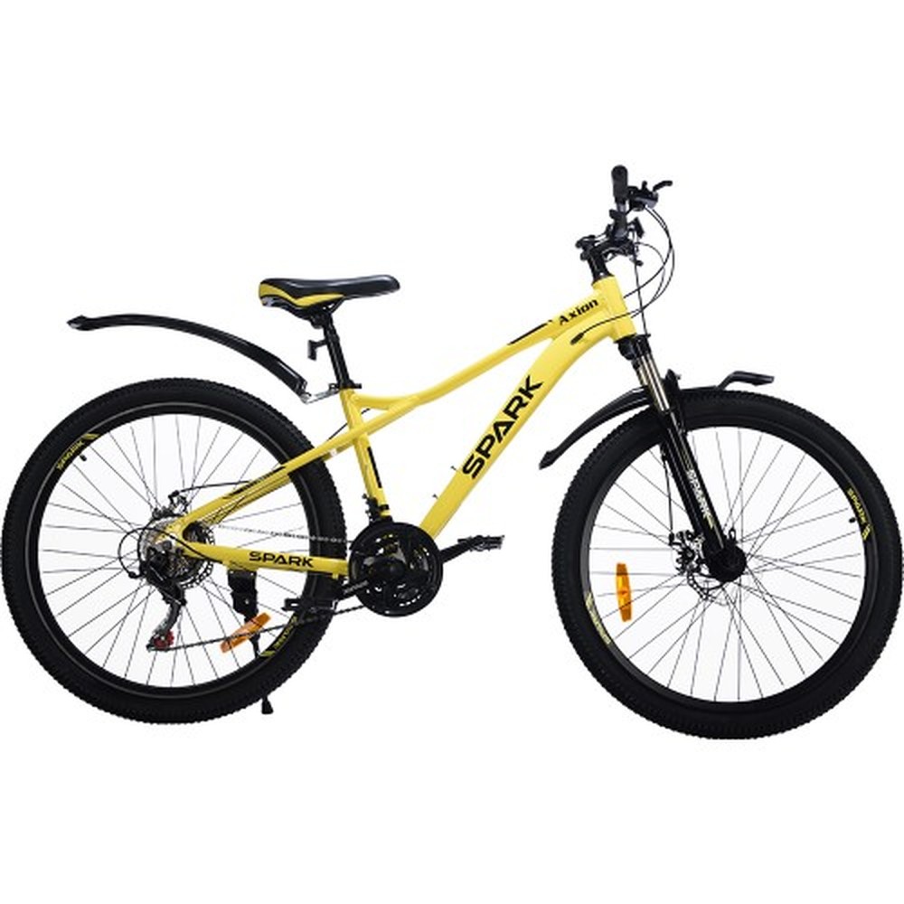 Велосипед SPARK AXION 26″, алюминиевая рама 15″, желтый, фото 1