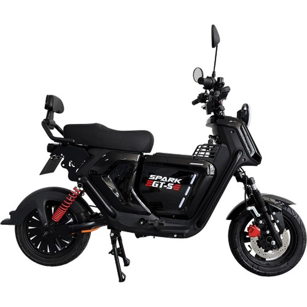 Электровелоскутер SPARK GT-S, 1500 Вт, LiFePO4 72 В 20 Ач, черный, фото 1