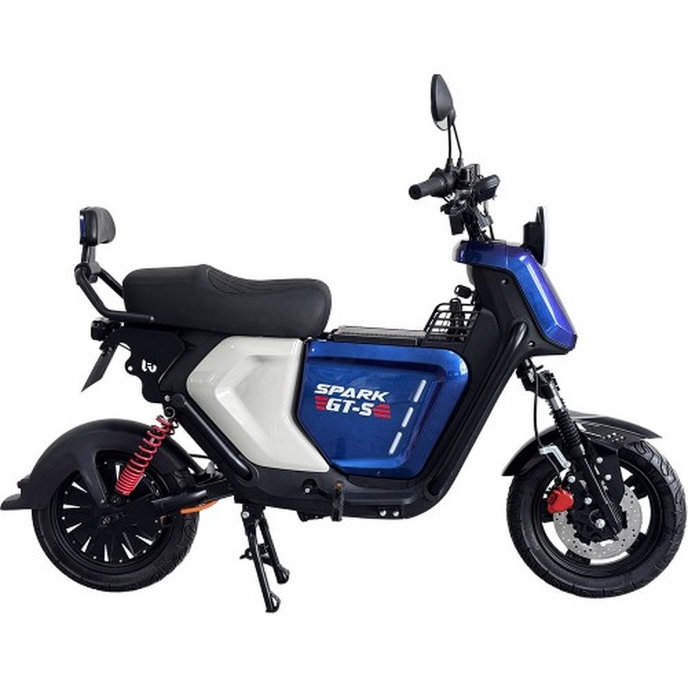 Електровелоскутер SPARK GT-S, 1500 Вт, LiFePO4, синій із сірим, фото 1
